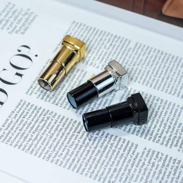 Fashionable matte black lipstick tube 66016 - Image 2