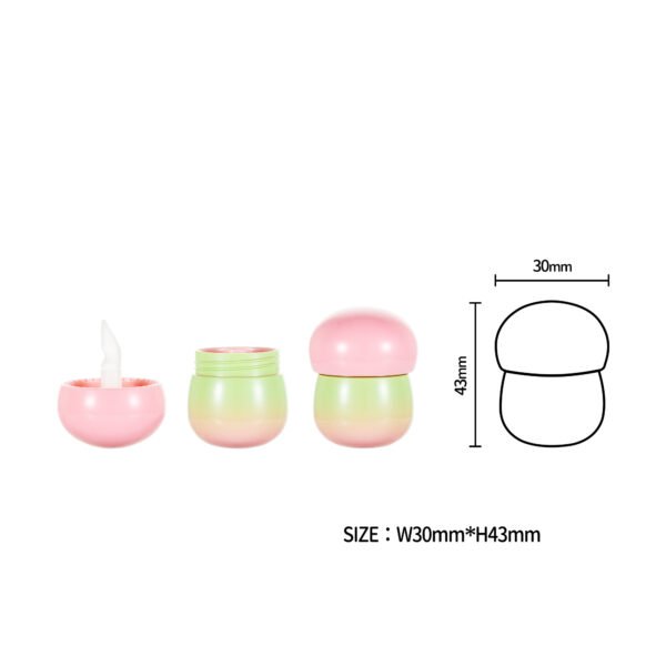 Mushroom shaped lip mud, lip gloss, lip glaze, bottle cream, sample 9103 - Image 6
