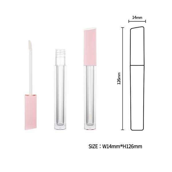 Slanted cover lip glaze lip gloss mascara bottle9107 - Image 5