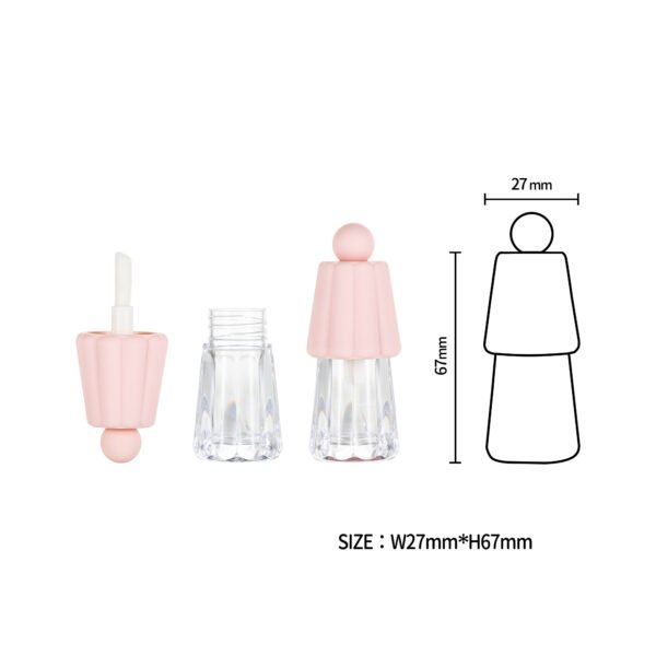 Umbrella shaped lip glaze lip gloss lip mask bottle 9109 - Image 5